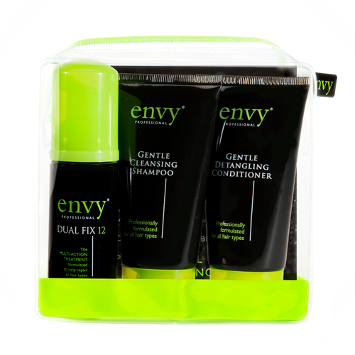 Envy Pro Travel Kit (shampoo 75ml, dual fix 12 50ml, conditioner 75ml)