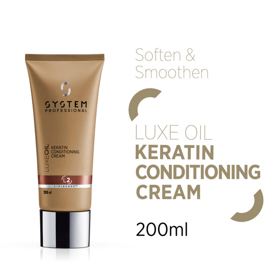 System Professional Luxe Oil Keratin Conditioning Cream (various sizes available)