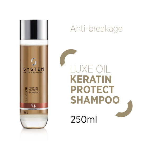 SYSTEM PROFESSIONAL Luxe Oil Keratin Protect Shampoo (various sizes)