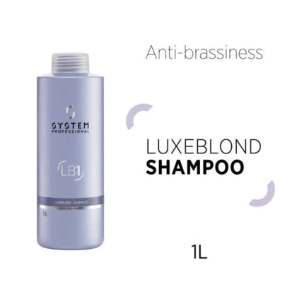 System Professional LuxeBlond Shampoo 1000ml